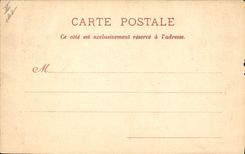 VINTAGE POSTCARD Paris Botanical garden the panther