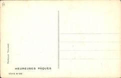 CPA Fantaisie Illustrateur Femme Paques Pero