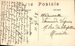 VINTAGE POSTCARD Militaria Entered Of a Trench