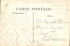 POSTAL Militaria Argonne de la VENDIMIA con la vuelta de la caza