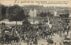 CPA Militaria Guerre Combat De La Fontenelle 8 Juillet 1915 Convoi des prisonniers allemands dans les Vosges 