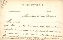 VINTAGE POSTCARD Militaria Guerre Fights Of Fontenelle Convoi July 8th, 1915 of the German prisoners in the Vosges