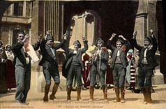 VINTAGE POSTCARD Folklore Dances of Massat Ariège