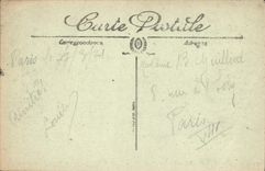 CPA Palais De Versailles La Cour De Marbre 