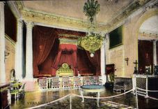 La POSTAL Versalles Chambre de la VENDIMIA tiene que dormir