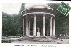 POSTAL Versalles pequeño Trianon de la VENDIMIA el templo De I' Amour