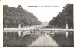 POSTAL Versalles de la VENDIMIA el lavabo de Apolo