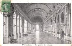CPA Versailles La Galerie Des Glaces