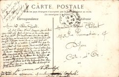 VINTAGE POSTCARD Paris Town hall Of the 1st District And I' Eglise Saint Germain the Resident of Auxerre