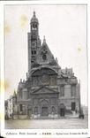 VINTAGE POSTCARD Paris Small Newspaper Church Etienne Saint Of the Mount