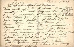 VINTAGE POSTCARD Paris Holy Boulevard And Gate Denis