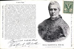 VINTAGE POSTCARD Pape Sweated Santita Pio X