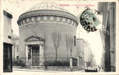 VINTAGE POSTCARD Orleans evangelic Church