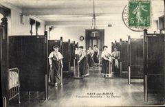 VINTAGE POSTCARD Mary on marl Borniche Foundation dormitory TOP