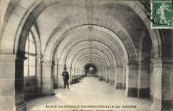 VINTAGE POSTCARD professional National school of Nantes Main courtyard Gallery