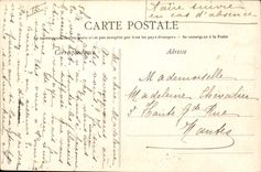 VINTAGE POSTCARD Nantes the school practices boys of trade and industry