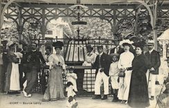 VINTAGE POSTCARD Hydrotherapy Source Lardy Dog