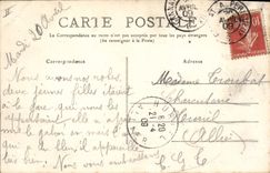 VINTAGE POSTCARD Hydrotherapy Vichy News Park source of Celestins