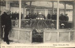 VINTAGE POSTCARD Thermalisme Vichy the large source roasts in the new palate of the sources