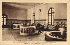 VINTAGE POSTCARD Holy Thermalisme les Bains Honors the hydropathic establishment the room with inhalation