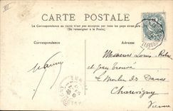 VINTAGE POSTCARD Hydrotherapy Cauterets Hydropathic establishment of RAillere and Val of Geret