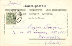 VINTAGE POSTCARD Fencing Pots