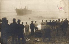 CARTE PHOTO Maroc Bateau echoue 