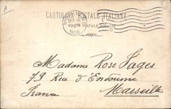 CARTE PHOTO Bateau Paquebot New York 1906 