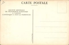 CPA Bateau Paquebot SGTM Cabine de priorite a 2 places Salle de bains 