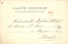 VINTAGE POSTCARD Marie-madeleine First name