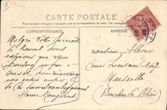 VINTAGE POSTCARD First name Albert