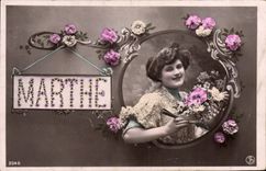 CPA Prenom Marthe