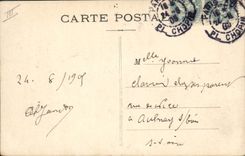 VINTAGE POSTCARD Yvonne First name