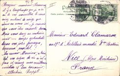 VINTAGE POSTCARD Zoo Mulhausen I Eis Left B Zoolog garden Mulhouse Lion