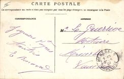 VINTAGE POSTCARD Zoo Lyon hinds with the park of the Gold Head