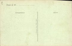 VINTAGE POSTCARD Zoo Paris Botanical garden the camel