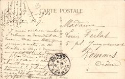 VINTAGE POSTCARD Fantasy Illustrator Woman Hat Smile of Paris