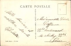 CPA Fantaisie Illustrateur Tout Paris Rue de la paix Hiver 1909 1910 Le matin Footing