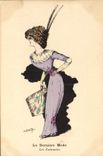 CPA Fantaisie Illustrateur Roberty Femme La derniere mode Les entravees