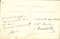 VINTAGE POSTCARD Fantasy Roberty Illustrator the fashion 1909 Hat