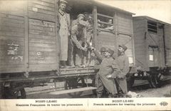 Maneras francesas de Militaria de la POSTAL de la VENDIMIA para tratar la sequedad ruidosa de los presos