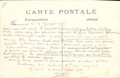 Presos alemanes de Militaria de la POSTAL de la VENDIMIA en las calles de Reims
