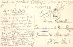 CPA Militaria Prisonniers allemands a Reims