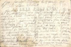 POSTAL Militaria de la VENDIMIA en alta Alsacia la interrogación de un espía alemán del oficial