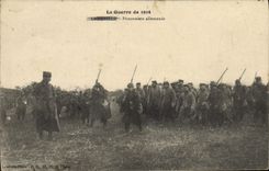 CPA Militaria Prisonniers allemands Luneville