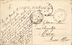 Presos alemanes Luneville de Militaria de la POSTAL de la VENDIMIA