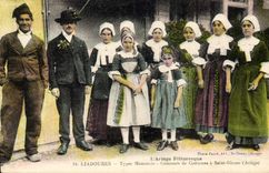 CPA Folklore Liadoures Typpes Massatois Concours de costumes a Saint Girons 