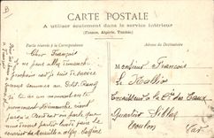 CPA Folklore Amelie les Bains Catalane buvant au pourrou 