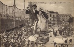 CPA Cinema Carnaval de Nice 1921 Charlot 