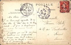 CPA Paris Monument de Gambetta 